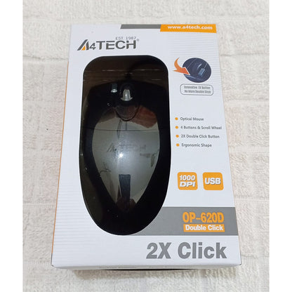 A4 Tech Op-620d – 2x Click Optical Mouse