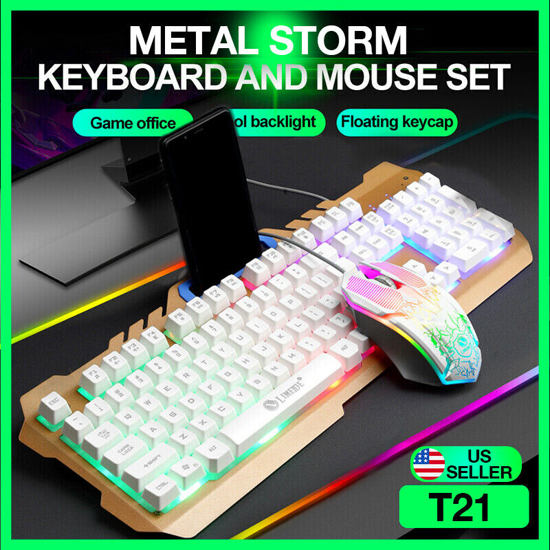 T21 Metal Gaming Keyboard with Mouse