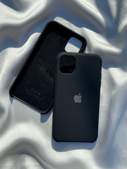 Apple Iphone Silicone Case Black