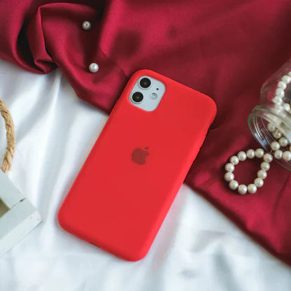 Apple iPhone Silicon Case Red