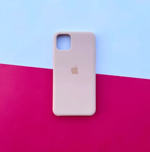 Apple Iphone Silicone Case Sandpink