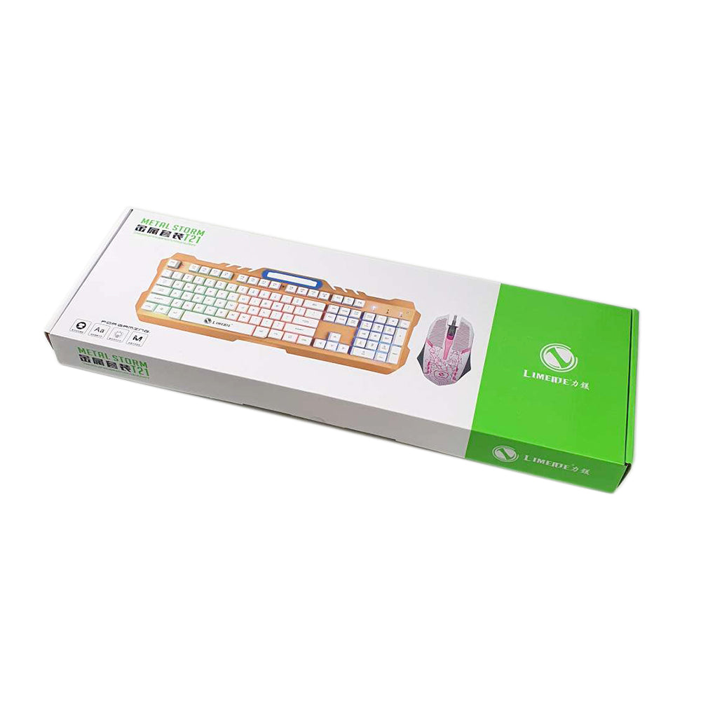 T21 Metal Gaming Keyboard with Mouse