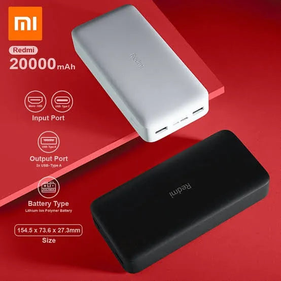 Mi POWER BANK 20000 MAH Fast Charging Supported