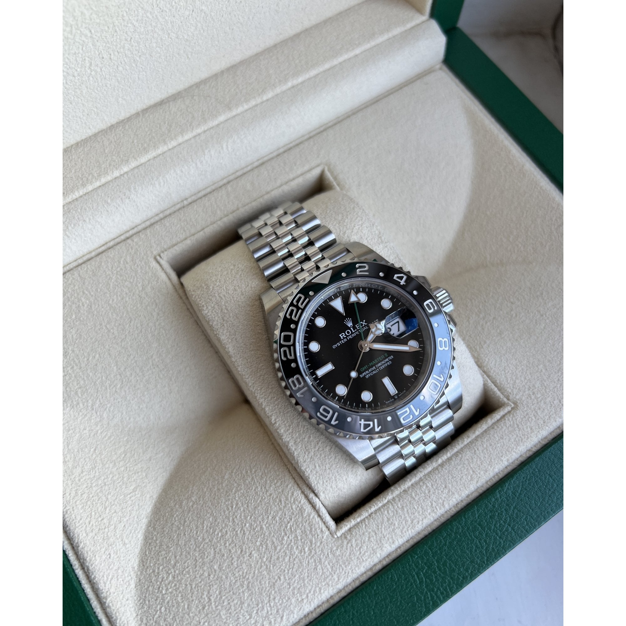 Rolex Master Silver With Black Dial