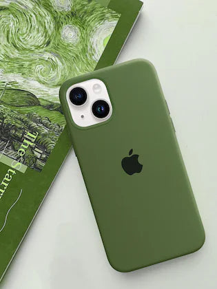 Apple iPhone Silicon Case Army Green